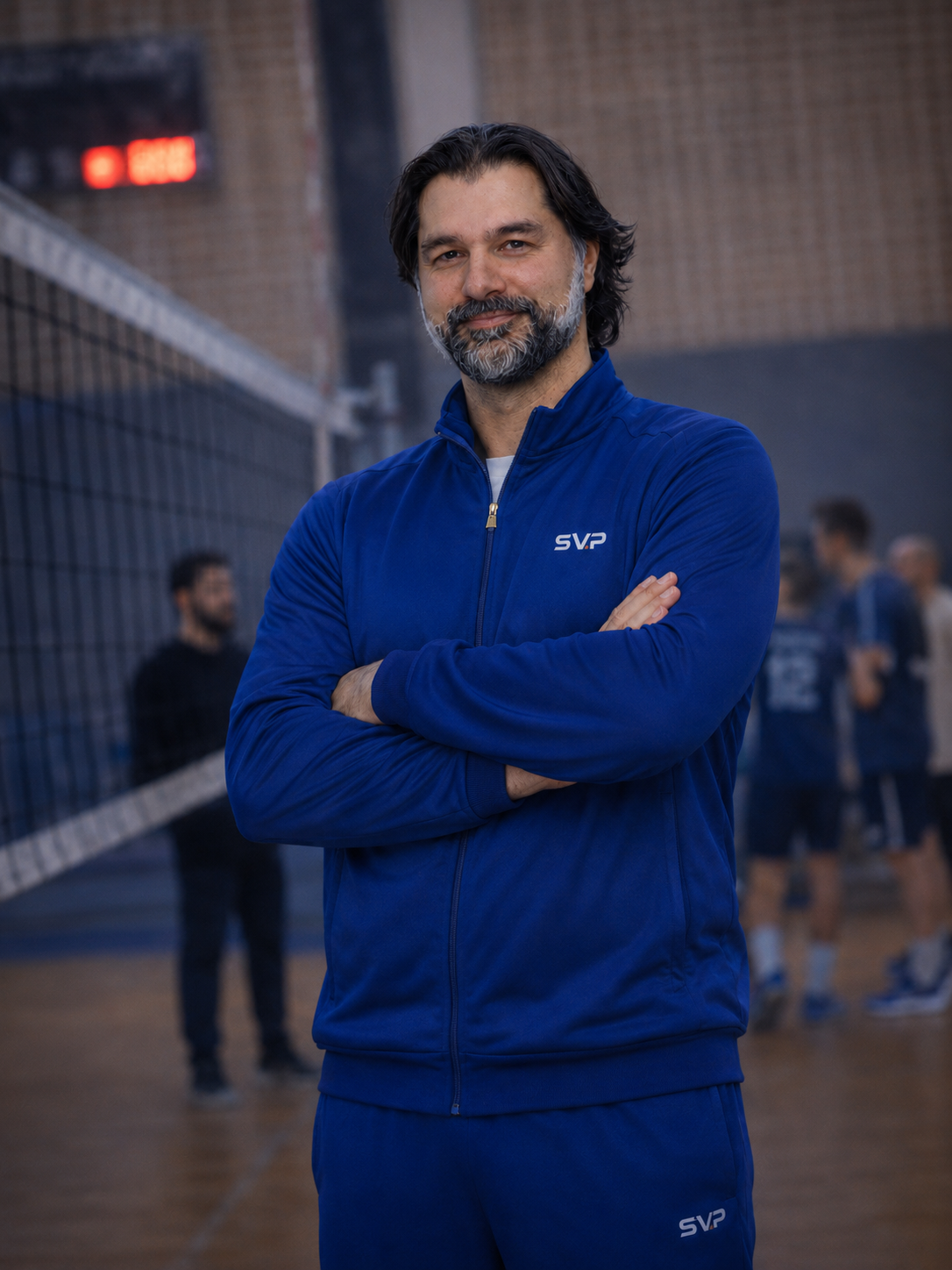 Khachatur Stepanyan on a volleyball court